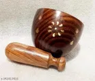 Wooden Mortal & Pestle Set 