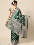 Organza Zari Woven Saree for Women 