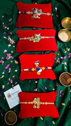 Metal Krishna Rakhi 