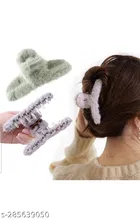 Fur Hair Clutcher for Women & Girls 