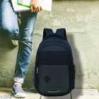 Nylon Backpack for Men & Women, Black