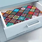 Grover Table Placemats for Kitchen/Dining Table Pack of 6 Abstract Multicolor