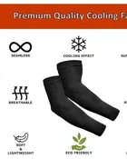Cotton Solid Arm Sleeves for Men & Women 