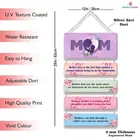 Khatu Crafts Wall Hanging for Mom 25x12x2