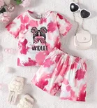Hosiery Printed Clothing Set for Kids 