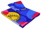 Polycotton Printed Double Bedsheet with Two Pillow Covers 