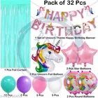 32 Pcs Balloons Decoration Kit, Multicolour, Set of 1