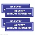 No Entry Stickers 