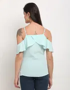 Polyester Solid Top for Women 