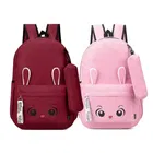 Combo of Korean Design PU Backpacks for Women & Girls 