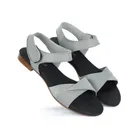 Sandals for Women (Black & Grey, 3)