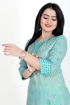 Cotton A-Line Kurti with Pant 