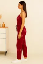 Women's Sleepwear All Over Print Pyjama; 