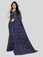 Georgette Printed Saree for Women 