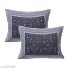 Cotton Queen Bedsheet with 2 Pillow Cover 