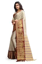 Cotton Embellished Saree for Women 