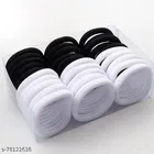 Fabric Hair Rubber Bands for Women, Pack of 30 