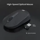 PORTRONICS Toad 13, POR 1381 / Runs on single AA Battery,30 Lakhs+ click life,Upto 1200 DPI Wireless Optical Mouse  