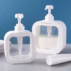 Plastic Refillable Liquid Soap Dispenser for Bathroom (Multicolor, 300 ml) (Pack of 2)