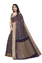 Saree with Unstitched Blouse for Women 