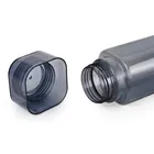 CELLO H2O Squaremate Unbreakable Plastic Water Bottle 1 Liter, Black