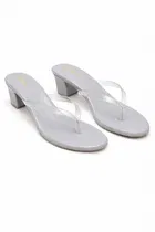 Solid Block Sandals for Women 