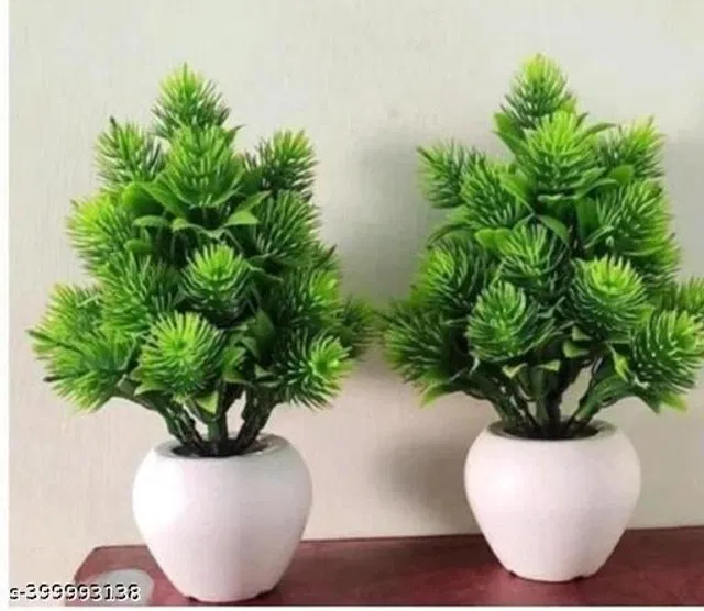Plastic Artificial Flower (Multicolor, Pack of 2)