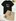 Cotton Blend Clothing Set for Boys (Black & Brown, 18-24 M)