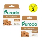 Purodo Air Freshner Block  Sandal 2X50 g (Pack of 2)