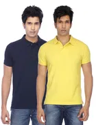 Solid Polo T-shirt for Men, Pack of 4 