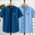 Striped Cotton Blend T-Shirt for Boys 
