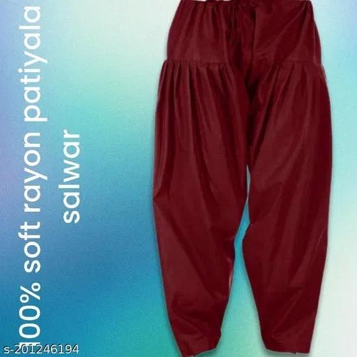 Salwar for Women (Maroon, 36)