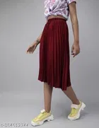 Crepe Skirts for Women 