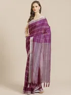 Cotton Silk Ethnic Motif Saree for Women 