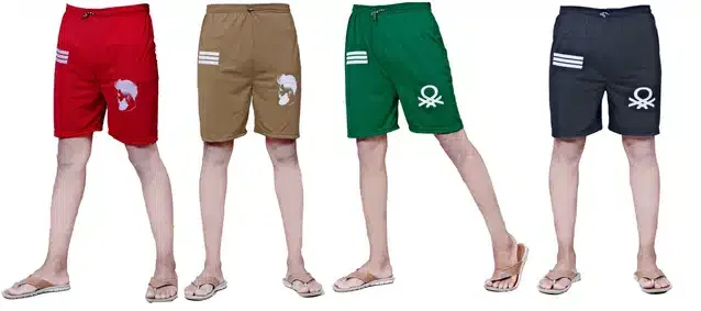 Printed Shorts for Boys (Pack of 4) (Multicolor, 15-16 Years)