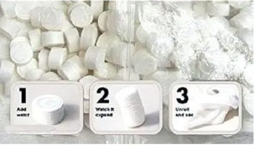 Microfiber 30 Pcs Coin Tissues (Set of 1)