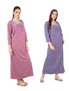 Woolen Hosiery Nighty for Women 