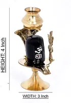 BHARDWAJ RETAILS BHARDWAJ RETAILS - Brass Shivling 