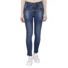 Denim Straight Fit Jeans For Women, Blue 