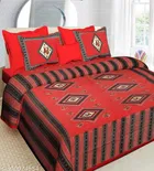 Cotton Queen Bedsheet with 2 Pillow Cover 