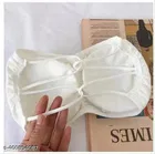 Cotton Bra for Women & Girls, White & Maroon, Pack of 2 