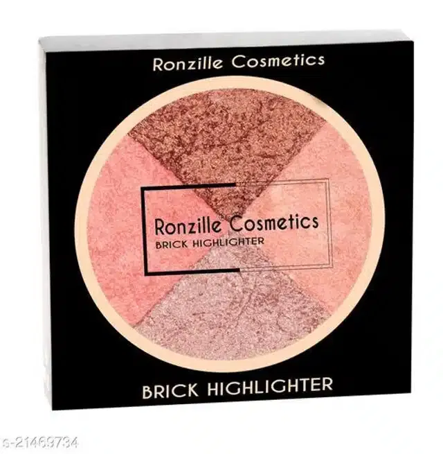 Ronzille 4-in-1 Brick Highlighter (Multicolor)