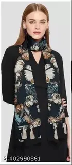 Chiffon Scarves for Women, Multicolor, Pack of 2