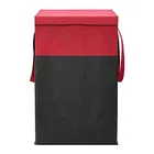Cloth Laundry Baskets, Red & Black 