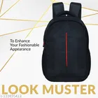Polyester Backpack for Men & Women, Black