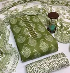 Cotton Printed Unstitched Dress Material for Women 