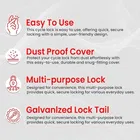 Heavy Duty Multipurpose Cable Lock for Bike, luggage, Helmet, Steel Keylock, anti-Theft 