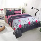 Double Bedsheet with Two Pillow Covers 