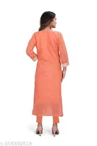 Cotton Embroidered Kurti for Women 