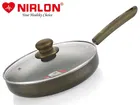 Nirlon Aluminium Non Stick Frying Pan with Glass Lid 